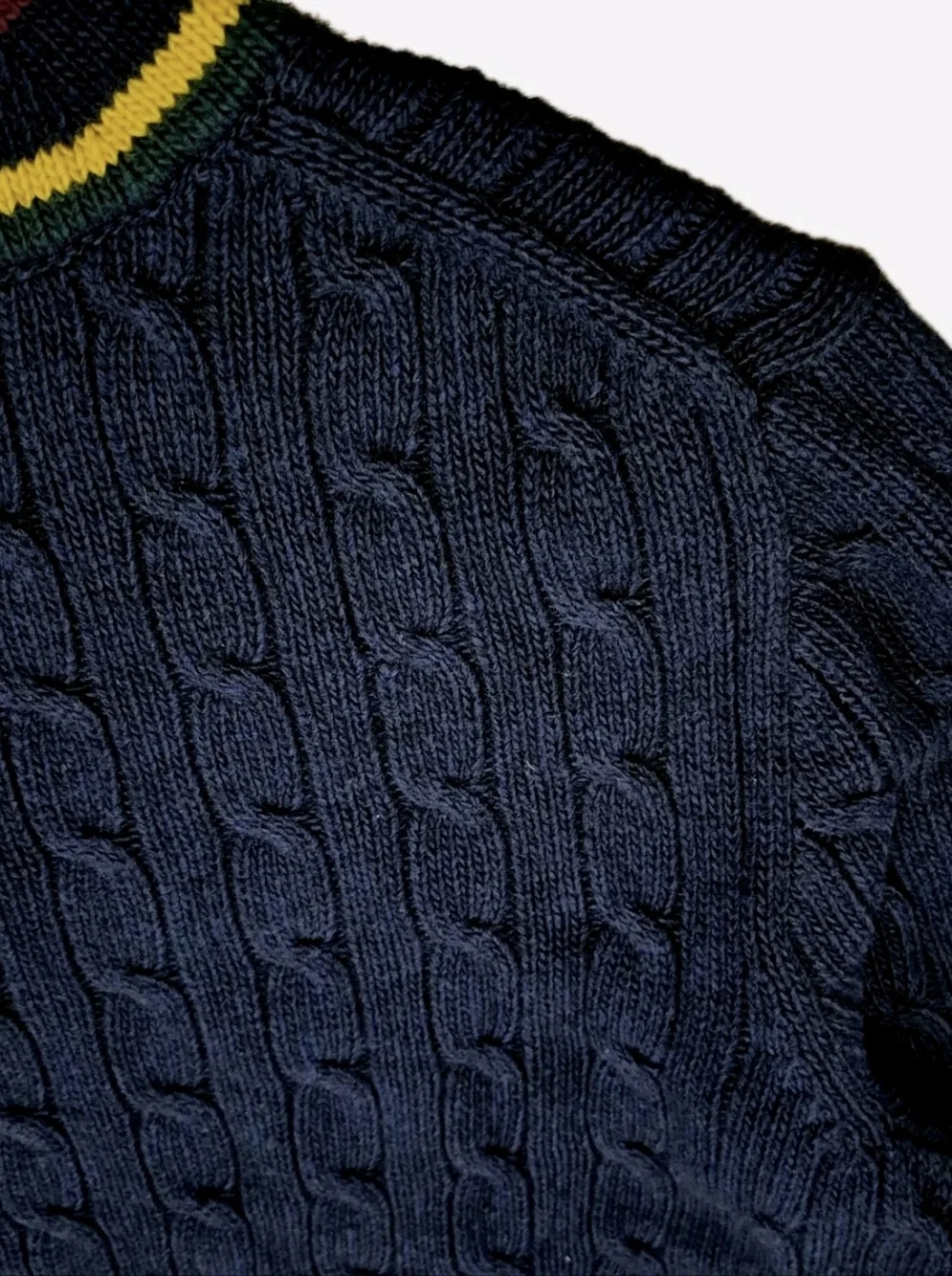 Ralph Lauren The Iconic Cricket Sweater Men's Navy Size XL
